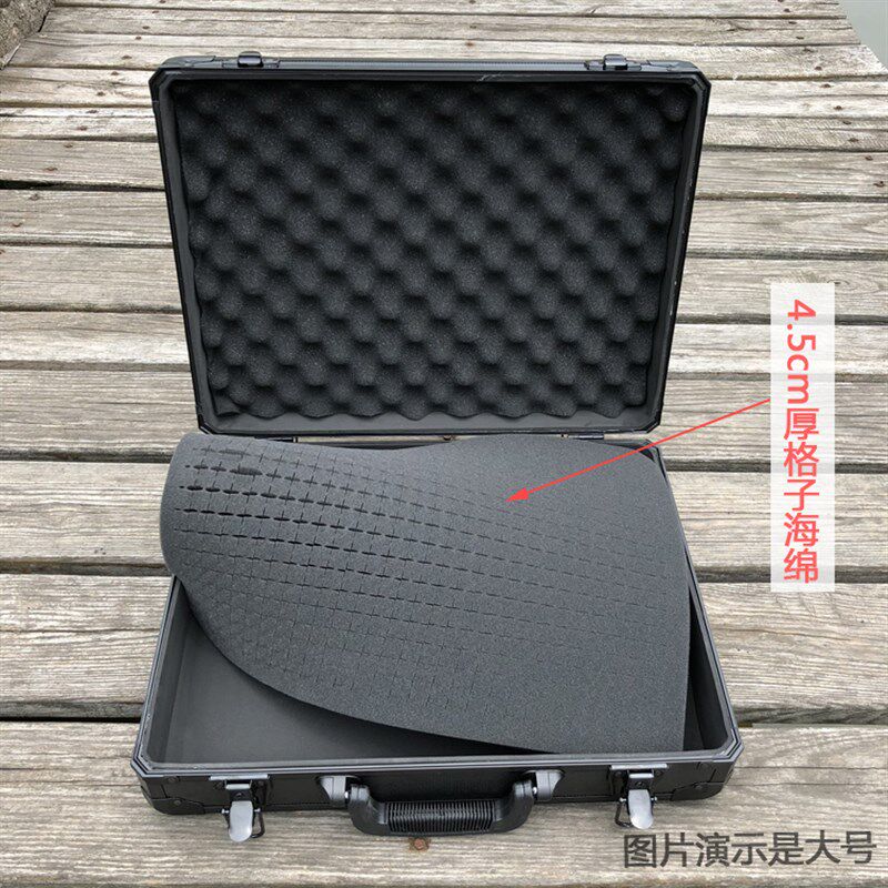铝合金手提工具箱多功能文件仪器收纳盒 五金配件水管样品箱定制