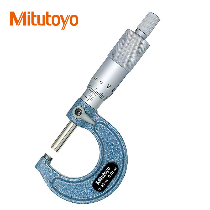三丰外径千分尺0-25mm螺旋测微器仪机械分厘卡103-137高精度0.001