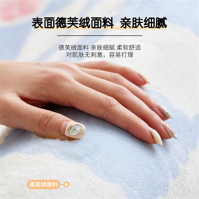 婴儿防摔垫床边软垫儿童地垫加厚海绵地毯卧室宝宝床前防掉床垫子