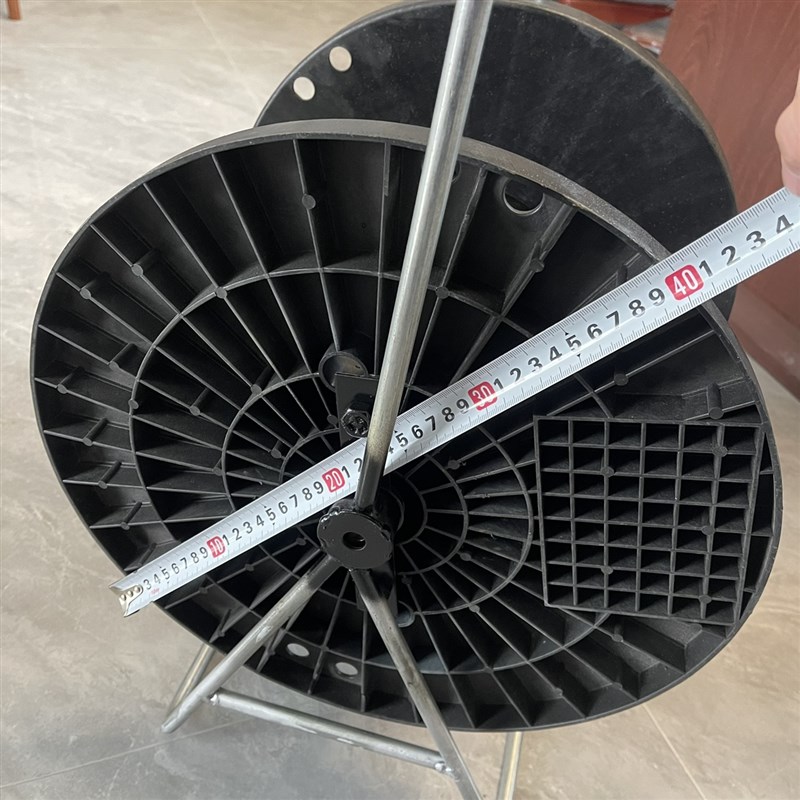 钢丝绳放线器收线器绕线盘铁丝收绳子卷钢丝收线盘缠线器手摇卷绳