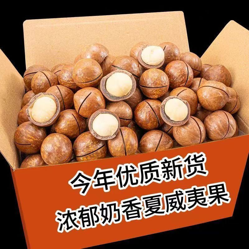 2026年新货夏威夷果袋装净重奶香坚果奶油味大果饱满解馋休闲零食