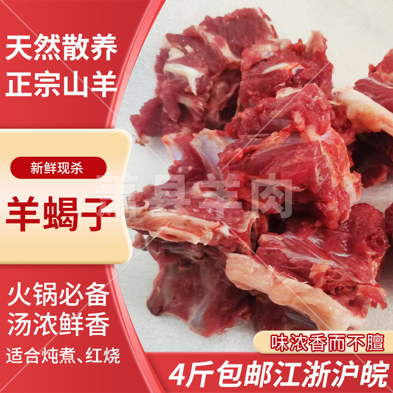精选羊蝎子10斤新鲜羊带肉脊骨羊肉火锅食材羊脊骨批发顺丰包邮1