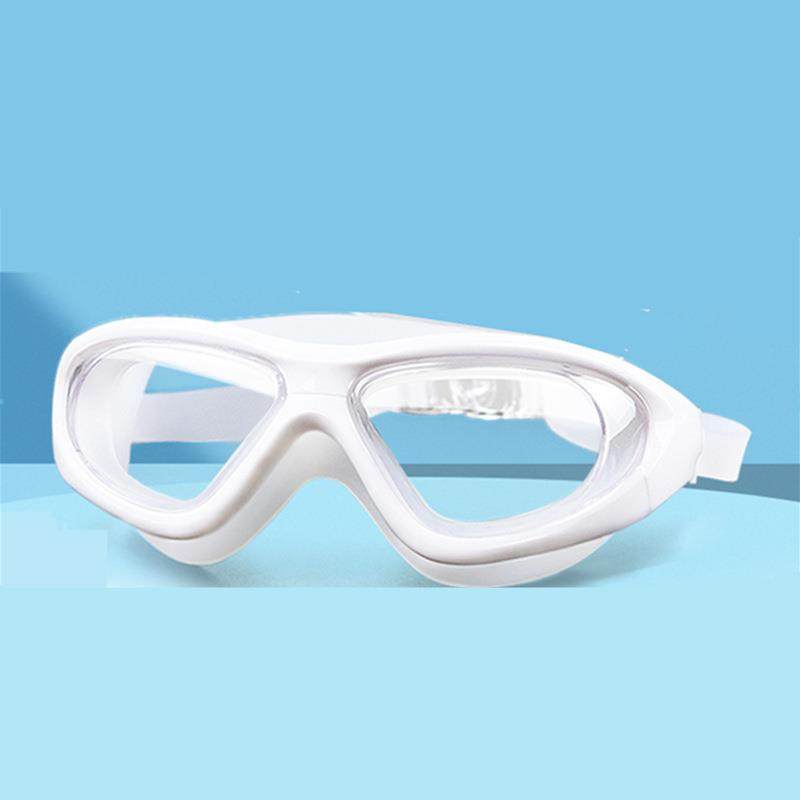 HNSD成人大框高清防雾防水泳镜平光 男女士游泳眼镜9963