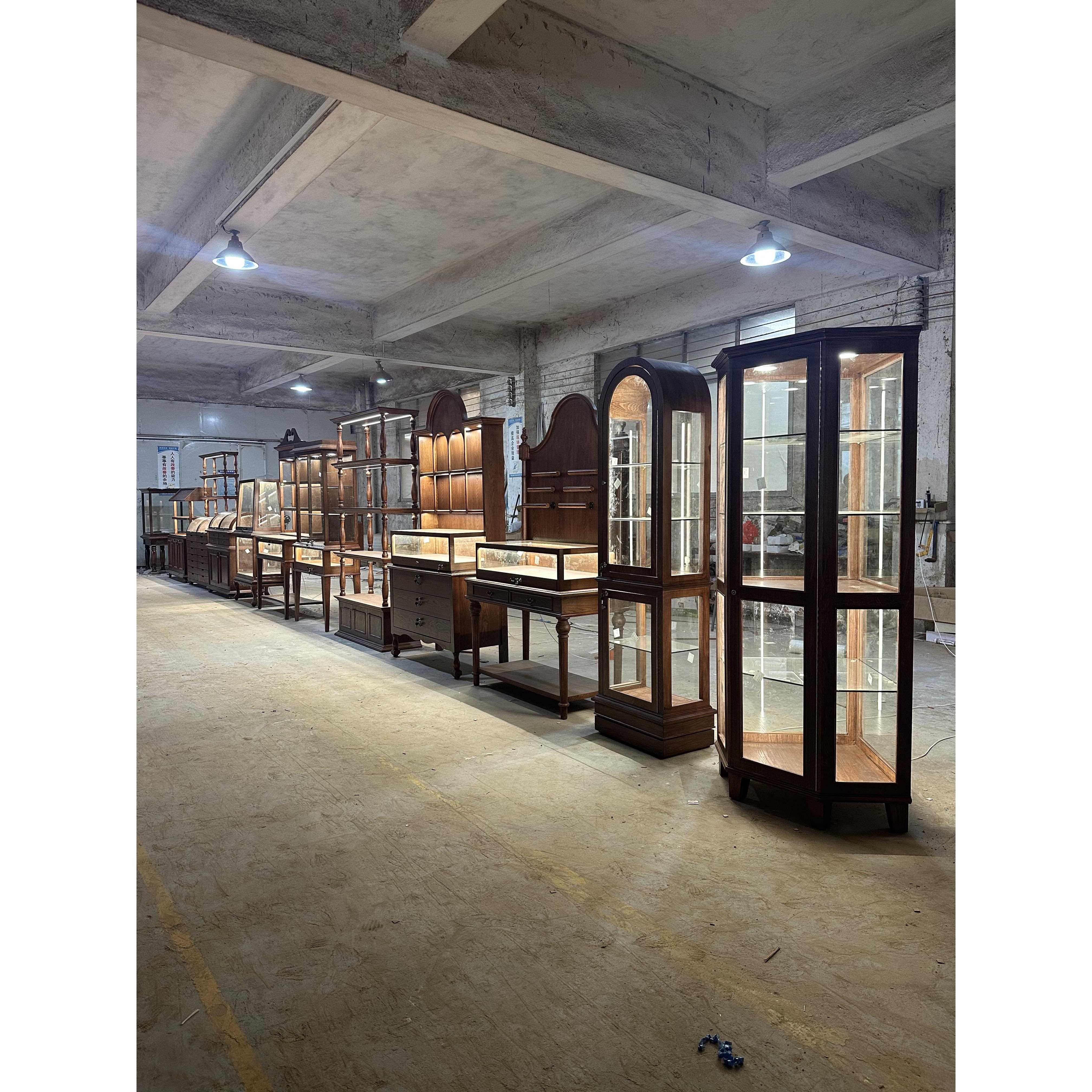中古展示柜珠宝柜饰品柜首饰柜眼镜柜陶瓷玉器标本展柜中岛柜复古