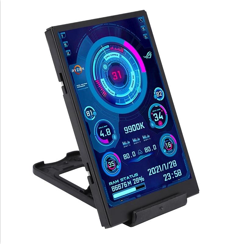 3.5寸电脑状态监控副屏IPS全视角60FPS 480*320USB-C主机壳免AIDA