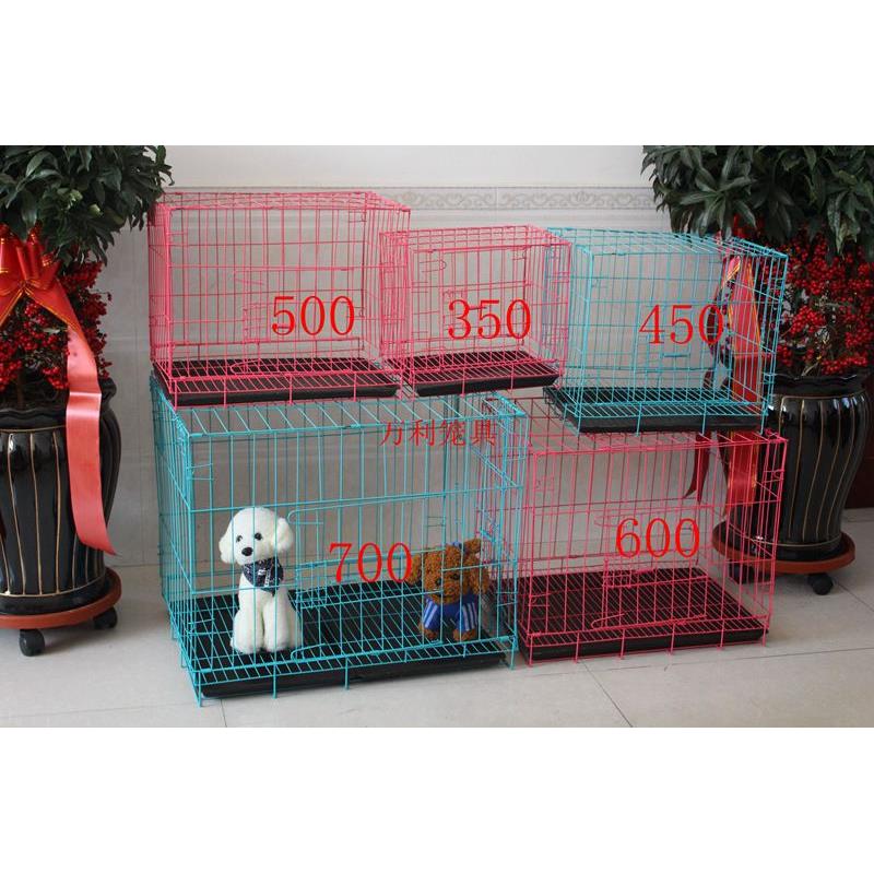 全国包邮加粗折叠铁丝狗笼子泰迪贵宾比熊小型犬兔笼猫笼宠物笼