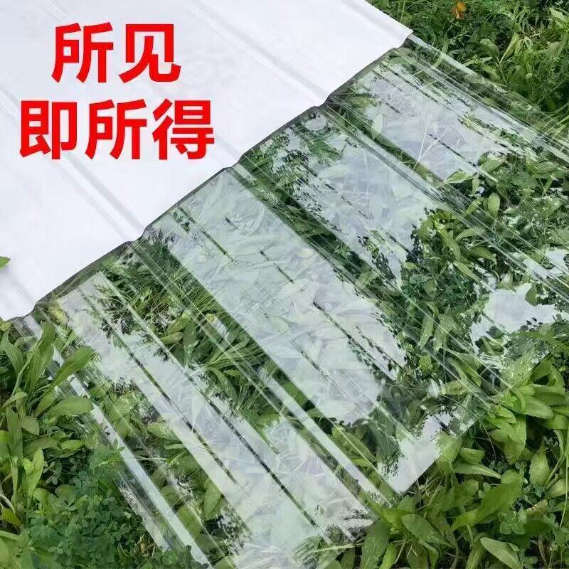 2.0厚全透明pc采光瓦阳光板y天井玻璃瓦屋顶车棚雨棚塑料大棚8新
