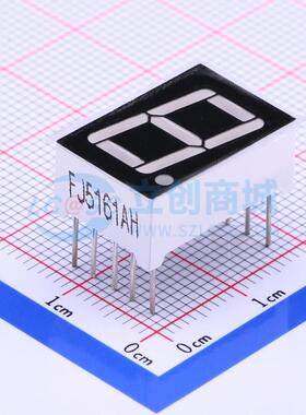 LED数码管 FJ5161AH 插件 1位 红色 共阴极 原装 电子元器件配单