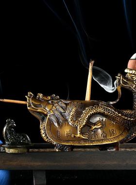 铜龙回香炉摆件龙龟壶龙头壶青龙回香炉龙头万侯壶