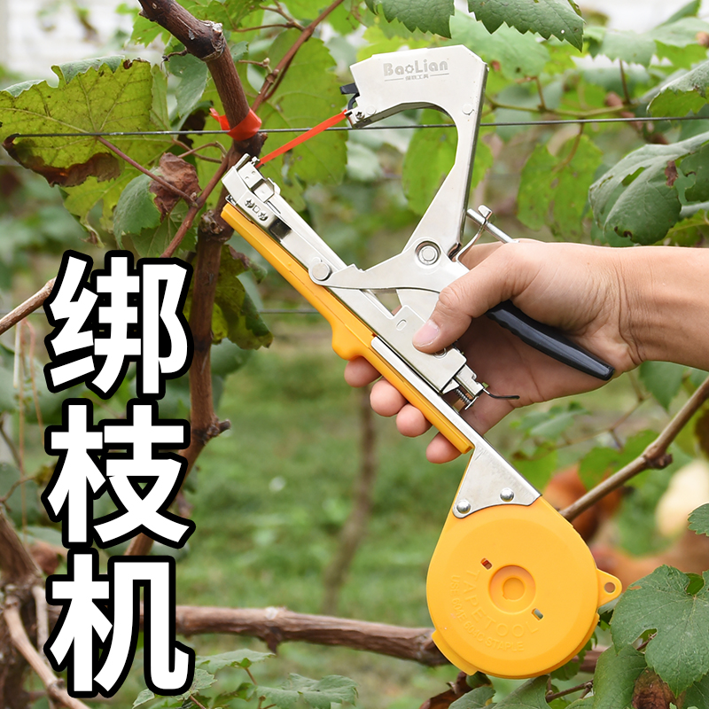 园林绑枝机绑枝器绑葡萄西红柿番茄黄瓜绑爬藤藤蔓钉子胶带捆绑机