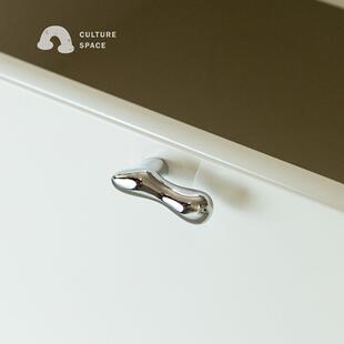 造就工间 复古简约拉手 铜制极简水滴型柜门抽屉衣柜把手橱柜鞋柜