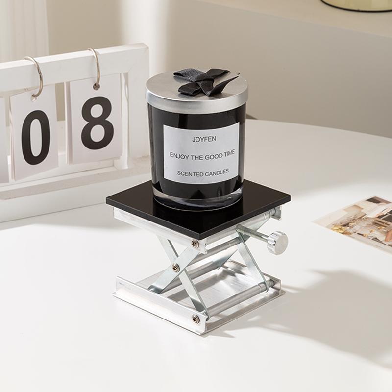 可升降增高杯垫铝合金亚克力桌面防烫隔热垫咖啡馆工作室创意杯垫