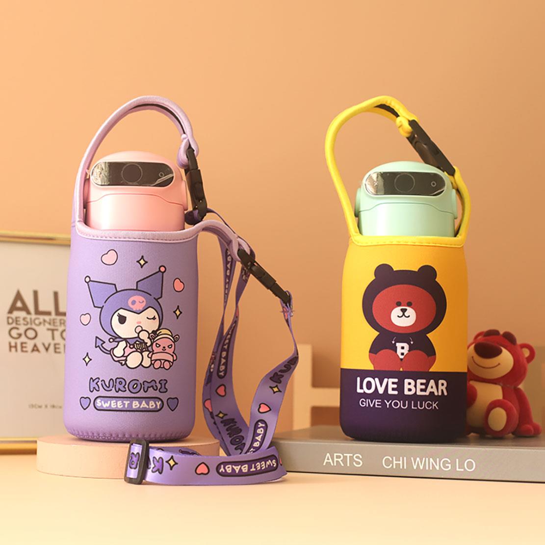 新款杯套适配MIKAPU指纹杯米咔布保温杯550ML保护套手提斜挎防摔