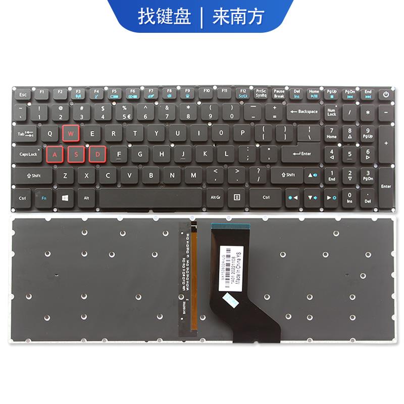 宏碁AN515-51/52/53/41/42 G3-571/572/573 PH315 VX5-591G键盘