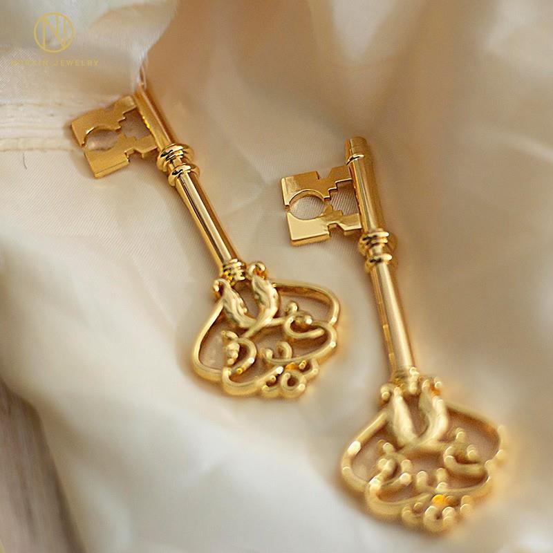 金钥匙高档开 财库摆件地产商务酒店风水开 业招财颁奖礼品挂件定