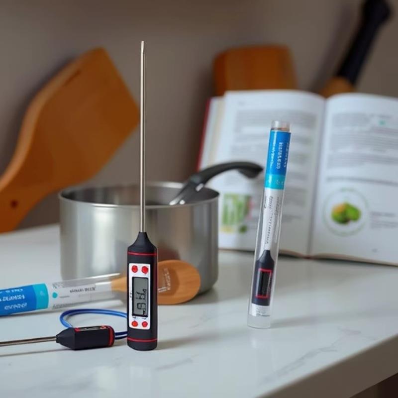 表电子温度表量温度果冻蜡大豆蜡香薰蜡原料做蜡烛用品烘焙温度计