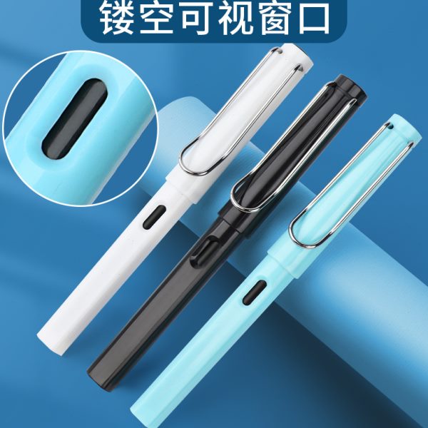 钢笔学生专用男士商务办公书法特细笔尖墨囊可替换墨胆教师签字笔
