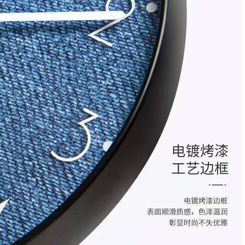 极速心理咨询室布置静音挂钟简约创意时尚客O厅接待室立体数字刻