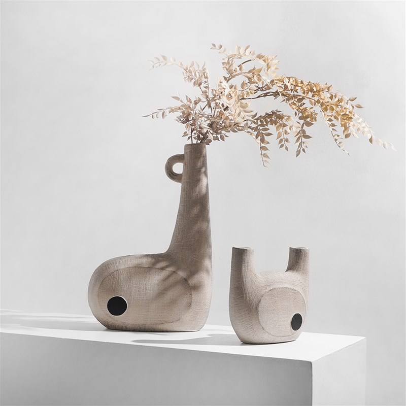 新品新中式陶瓷花瓶摆件客厅茶几餐桌插花M器样板房家居轻奢装饰