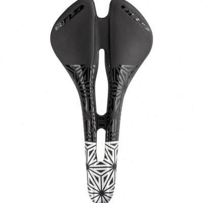 极速山地公路自行车m坐垫超纤维皮中空座包底舒适自行车座垫男黑