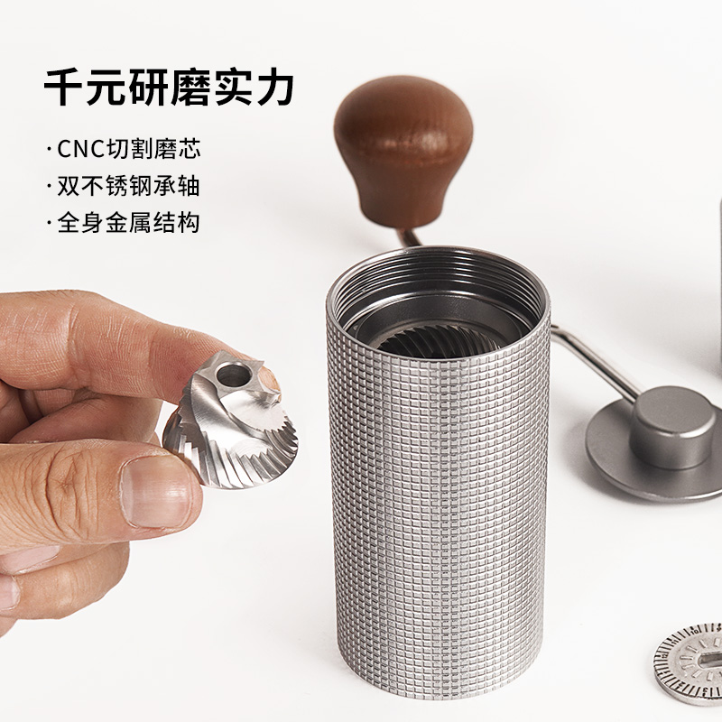 极速手摇咖啡f磨豆机 小型咖啡豆研磨机手磨咖啡机家用CNC精钢磨