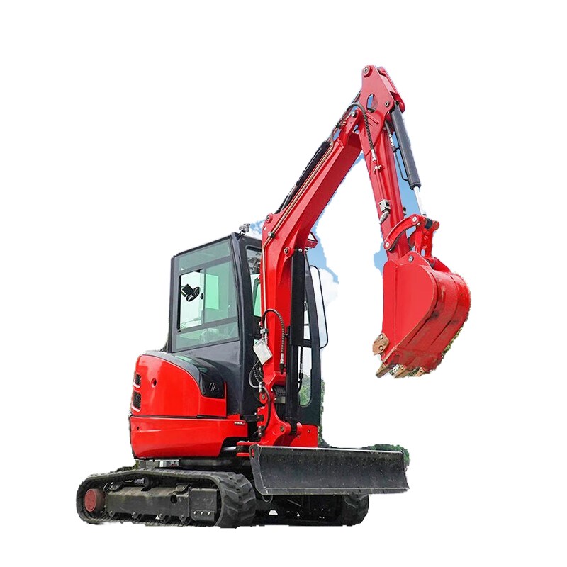 极速小型挖土机农用微型挖土家用微挖一吨果L园1M0小怪手室内工程