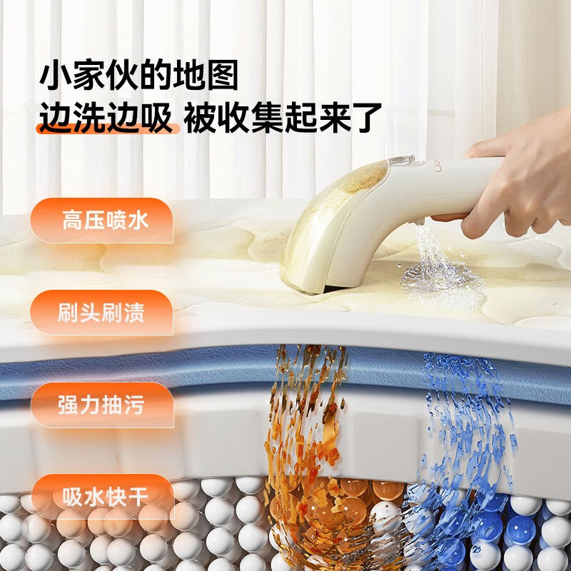 极速布艺沙发洗地毯清洗机喷y抽吸一体除螨清洁机地毯沙发床垫窗