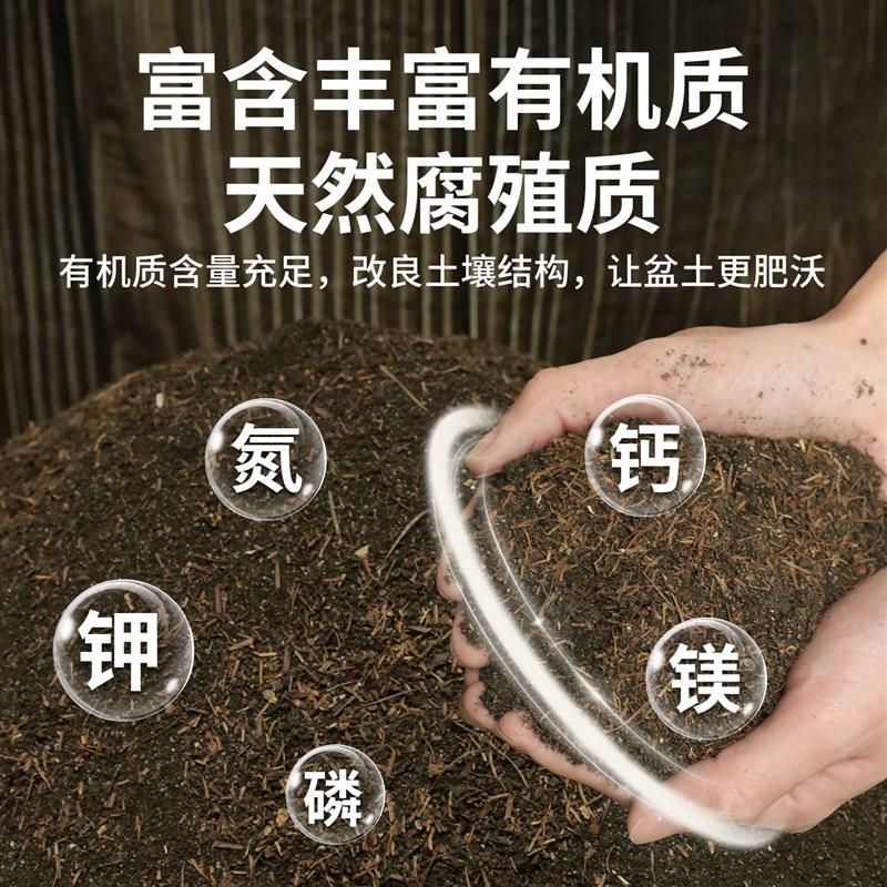 松针腐殖土大斤数天然腐叶腐熟松针营养土种花种菜通用有机松针土