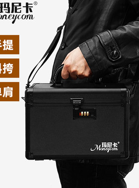 磨砂防水美发工具密码箱多功能铝合金手提箱包理髲型师剪刀收纳盒