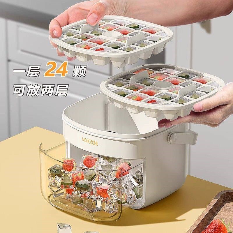 小型制冰机家用寝室制冰机简易双手提无异味制冰机小型机器夏季清