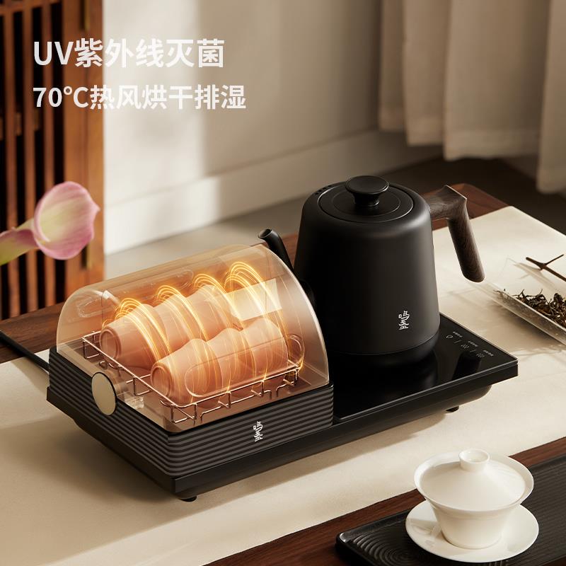 鸣盏自动上水电热水壶保温恒温多功能烧水壶嵌入式泡茶专用茶艺壶