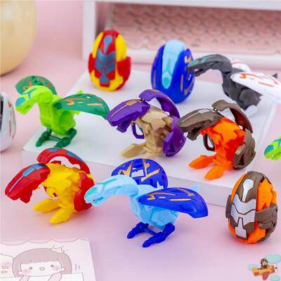 儿童变形恐龙蛋玩具仿真恐龙变形男孩奇趣蛋益智玩具儿童节礼物