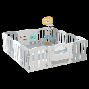 曼龙围栏防护栏婴儿童游戏室内宝宝地上L爬行垫汽车围栏栅栏安全