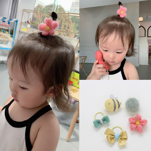 石川印象宝宝头绳不伤发花u朵蝴蝶结婴儿发绳扎小啾啾皮筋儿童发