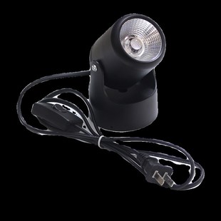 三色调光LED落地式 射灯插电带开关E背景插座带遥控极调光可以移动