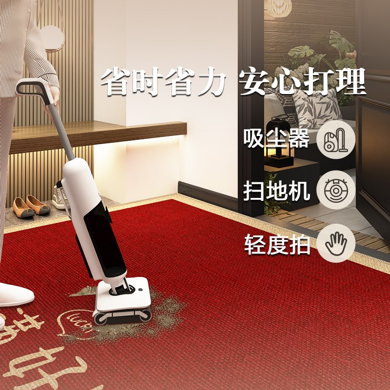 简约结婚入c户门地垫红色喜庆新婚婚房布置装饰门口脚垫子喜字地