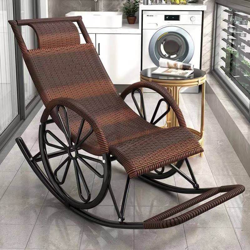 懒人摇摇椅藤g编藤椅摇椅大人客厅休闲午休躺椅老人逍遥椅家用阳,住宅家具,摇椅,淘宝优惠券,粉丝福利购,淘宝优惠卷