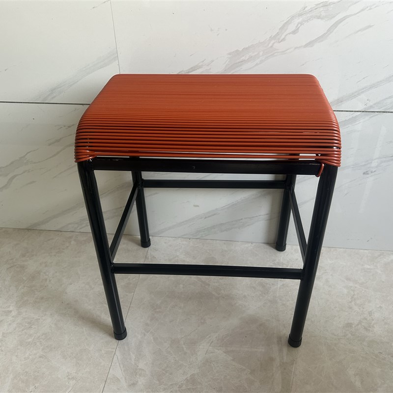 缝纫机平车透气散热o加粗铁管凳子服装厂员工上班凳子夏天透气凳
