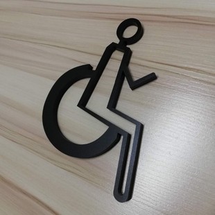 卫生间标识牌f门牌洗手间指示牌残障人通道标识WC导视厕所标识log