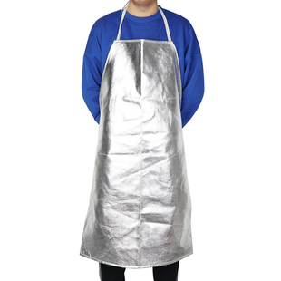 1000铝箔防火隔热围裙耐高温e倒褂冶炼防烫钢厂铝厂烧烤防护服