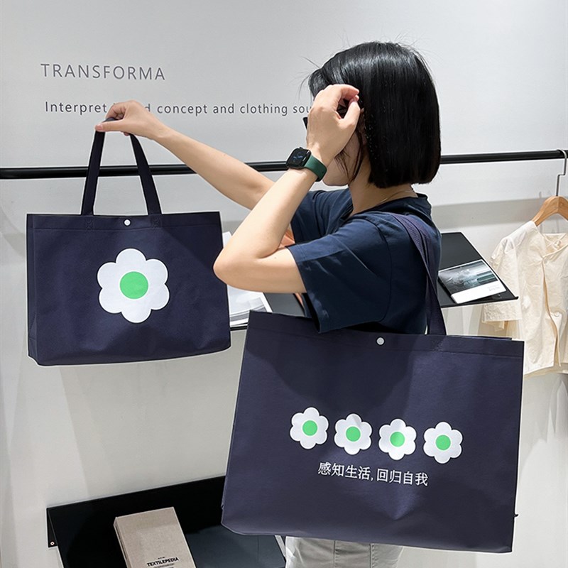 加厚无纺布手提袋大容量女装包装购物袋定制LORGO服装店礼品袋