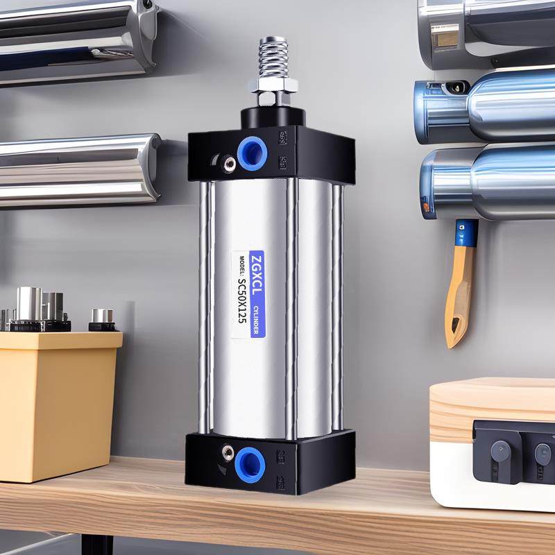 SC标准气缸32铝合金80小型40加磁63工厂160*50*75X550×100-s