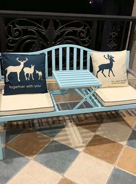 阳桌椅件套户外椅cjy铁子艺创意茶几庭院升降小组台合三室外休闲