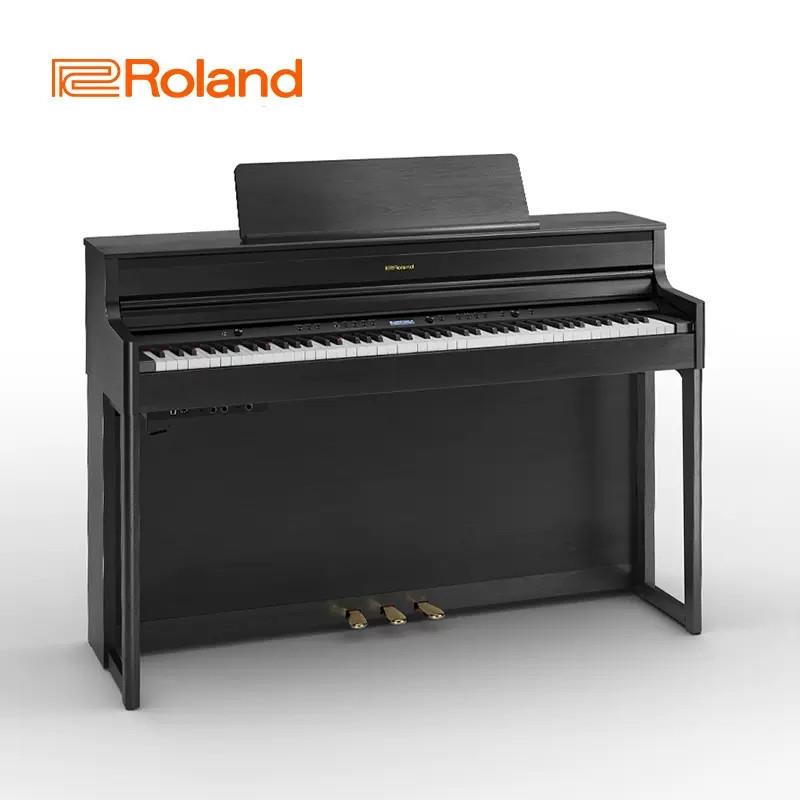 Roland/罗兰电钢琴HP704立式88键重锤智能数码钢琴