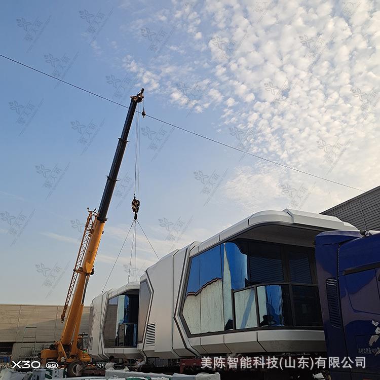 智能方舱集装箱民宿房景区湿地打卡活动酒店太空舱房轻钢建筑房屋