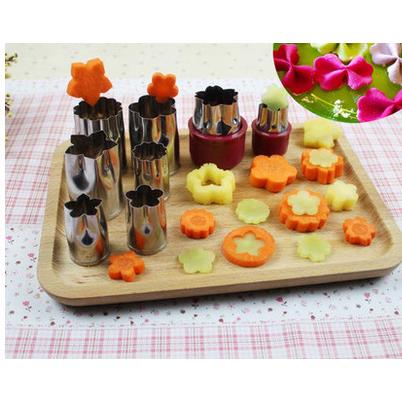 不锈钢蔬菜水果切模 胡萝卜造型器 切花器 DIY模具 面片造型器