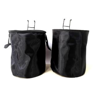 厂家纯黑色布挂篮车筐折叠自行车篮子自行车配件车框公路车布蓝