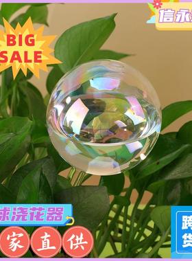 圆球浇花器玻璃 懒人自动渗水滴水浇灌滴灌浇水 玻璃浇花器