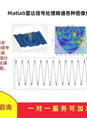 Matlab程序编程雷达信号处理阵列信号处理分析数据拟合DOA估计