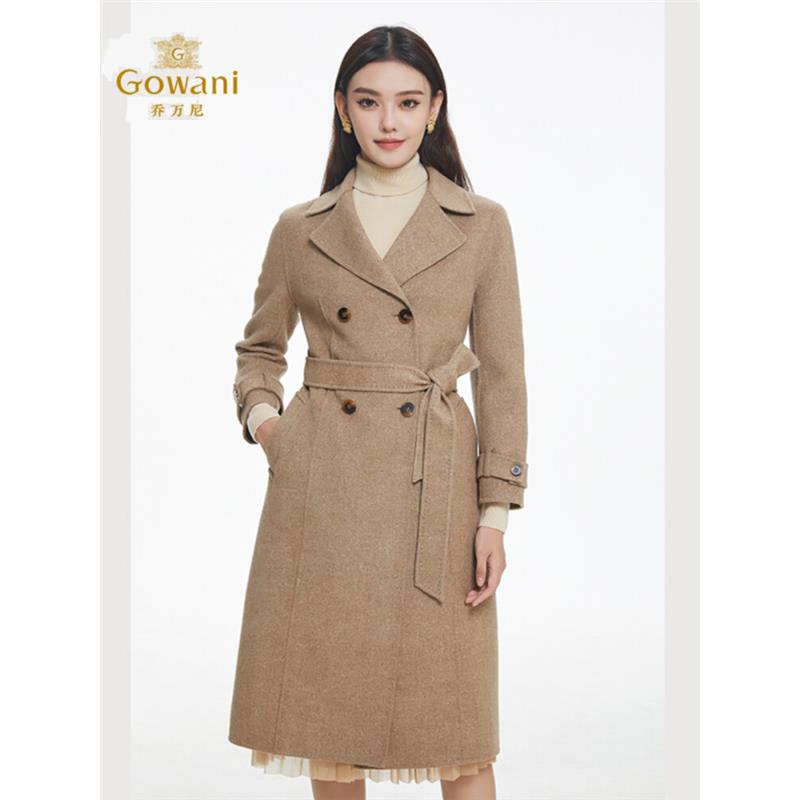 乔万尼重磅绵羊毛大衣商场